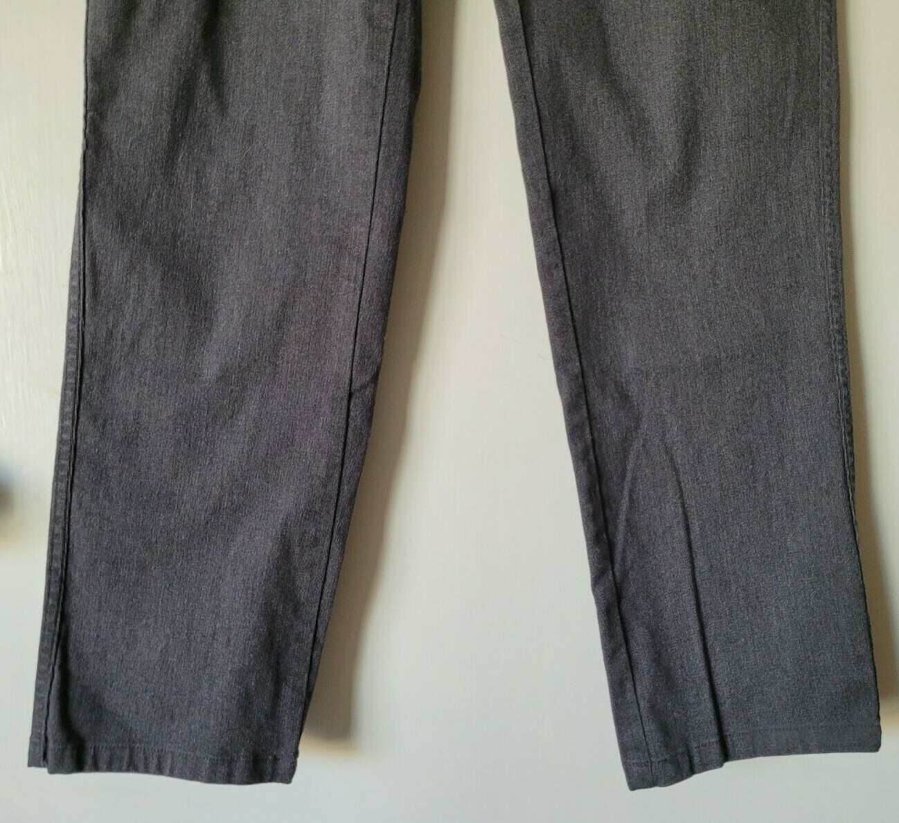 White Stag Basic Solid Gray Straight Leg Pull On … - image 3