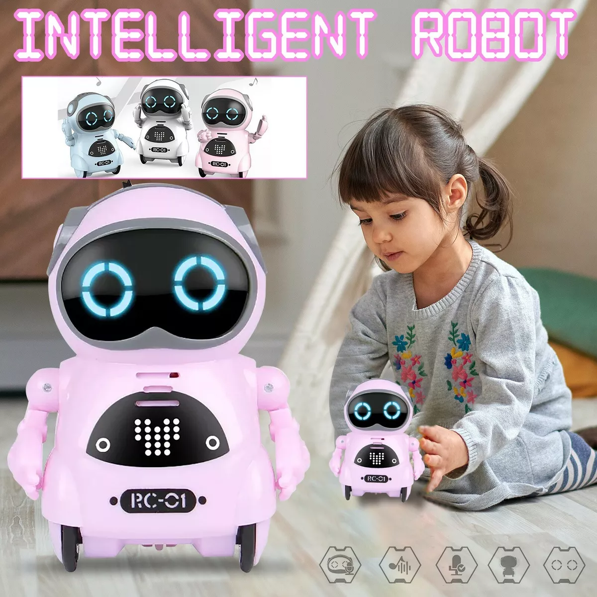 Smart RC robot jouet musique parlante mini robot pour enfants induction  jouets r