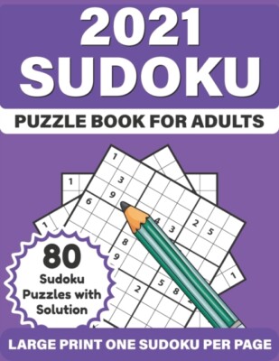 Publication - 2021 Sudoku Puzzle Book For Adults   Adult's Large Print - X555z