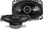 2) Kicker 43Dsc4604 D-Series 4x6" 240W 4-Ohm 2-Way Car Audio Coaxial Speakers