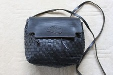 Designer handbag Carlos Falchi black all leather excellent condition 70.00