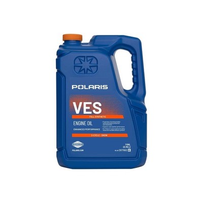 Polaris OEM Snowmobile VES Full Synthetic 2-Cycle Oil, For 2-Stroke Snowmobil...