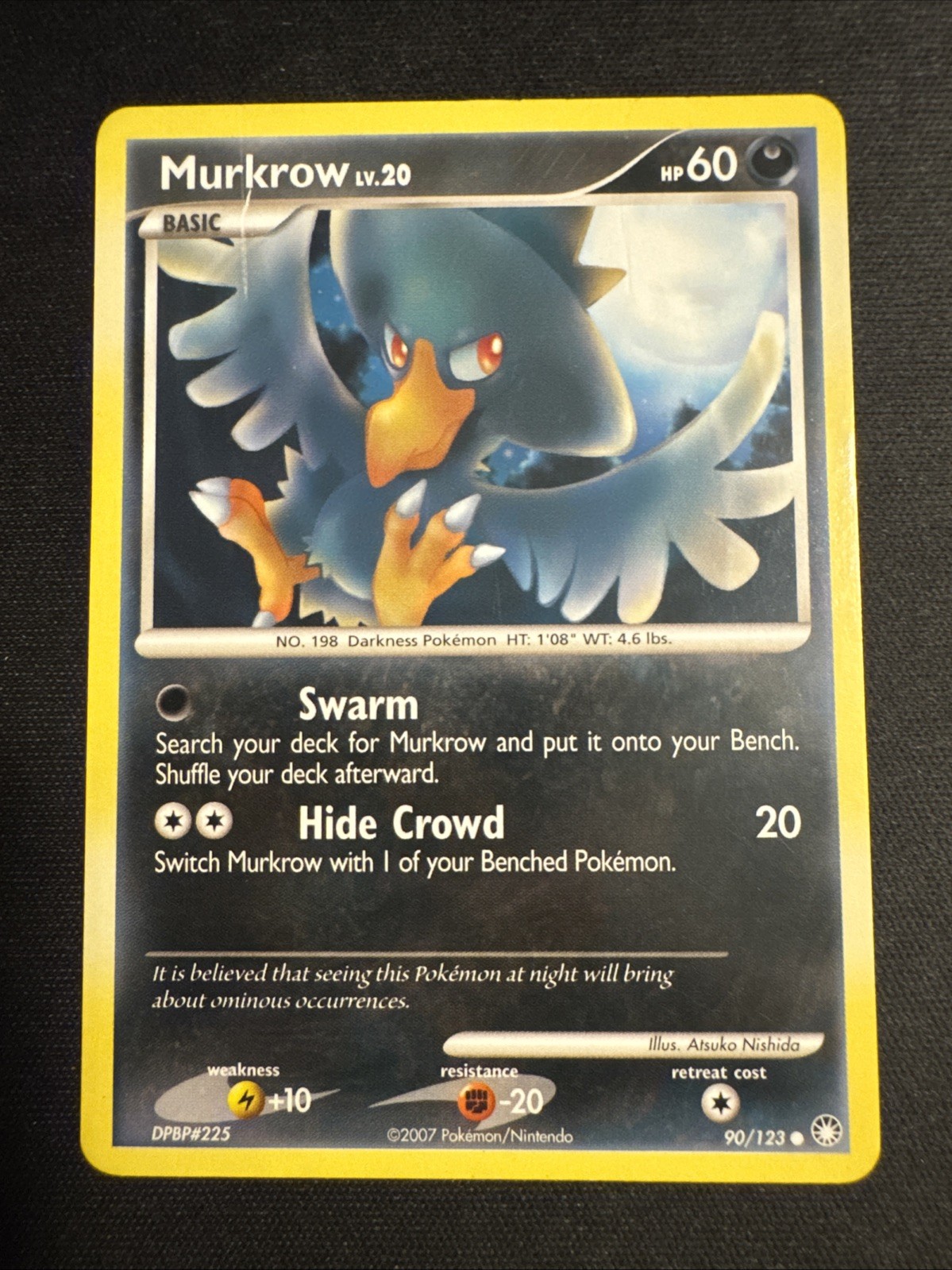 Pokémon TCG Murkrow Mysterious Treasures 90/123 Regular Common