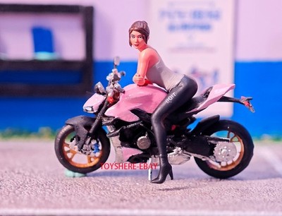 1/87 Scena Moto Ragazza Scena Oggetti Miniature Modellino Per 1/87 Scena Moto Ragazza Scena Oggetti Miniature Modellino Per