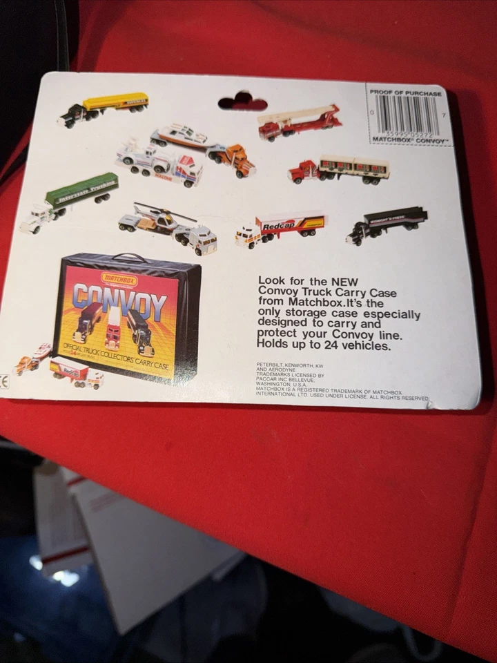 Matchbox CY20 TAYLOR WOODROW Kenworth C.O.E Tipper Convoy Truck Yellow - NIP - Image 2 of 2