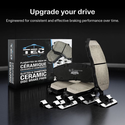 Front Rear Ceramic Brake Pads Kit For 2014-2016 Kia Soul - Picture 10 of 17