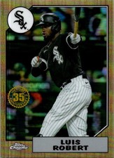 2022 Topps Chrome Ben Baller Edition #87BC-12 Luis Robert 1987 Topps Baseball