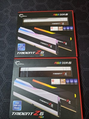 G.SKILL Trident Z5 RGB 48GB (2 x 24GB) DDR5-8400 WHITE (Kits Sold Separately). 