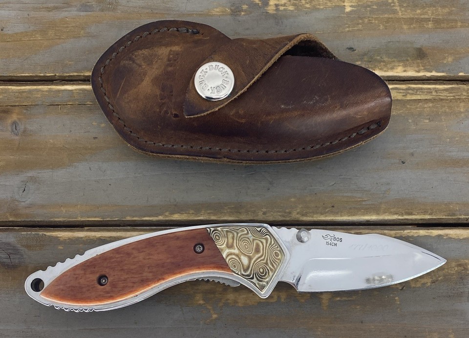 Buck Knife Alpha Dorado 271 Giraffe Bone With Mokume 177/1000 | eBay