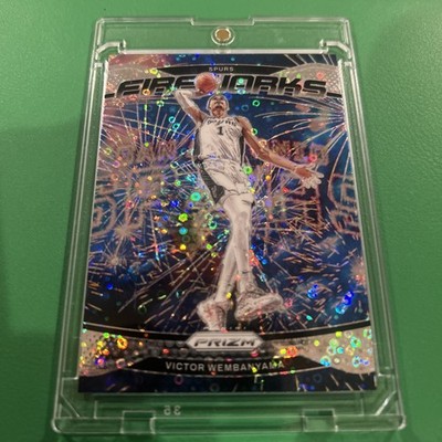 2024-25 Panini Prizm - Fireworks Victor Wembanyama #2 Fast Break Prizm