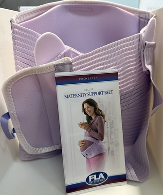 FLA Orthopedics Pro-Lite Deluxe Maternity Support Belt Lavender Medium 72789-01