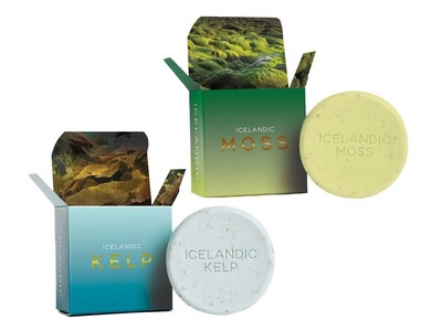 Exfoliating Bars of Soap From Natural Ingredients, Assorted Scents - Icelandi...