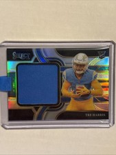 2025 Panini Select Tre Harris Rookie Jumbo Patch Silver Prizm /149  #JRSW-THS