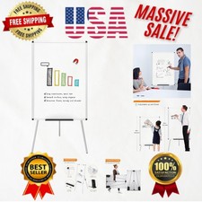 Lightweight Adjustable Whiteboard with Travel Case   36" x 24" Dry Erase Easel