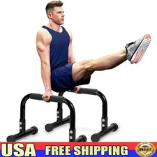 Heavy Duty Push Up Bars 660LBS Capacity Ergonomic Grip Non-Slip Feet Gym Tool US