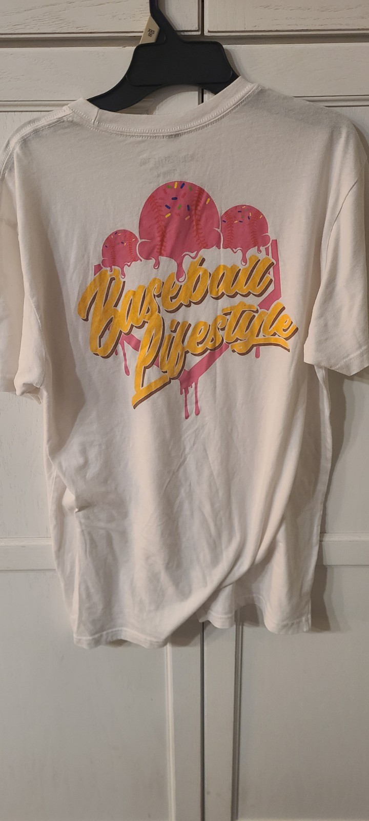 Baseball Lifestyle Mens Medium T-shirt Short Sleeve Graphic Tee