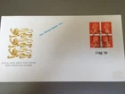 GB STAMPS RARE FIRST DAY COVER MACHIN BOOKLET DEFINITIVES REF NUMBER 6138