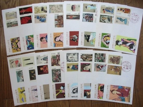 Japan Stamp First Day Cover Modern Art Series 16 Covers (近代美術シリーズ) 1979～1983