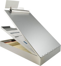 Saunders Cruiser-Mate Heavy Duty Aluminum Dual Storage Clipboard, Letter Size 8.
