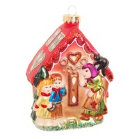 Krebs Glas Lauscha Lebkuchenhaus HäNsel & Gretel - Christbaumschmuck Aus Glas