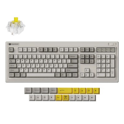 Keychron R6-M4 QMK Wireless Mechanical Keyboard (GRIJS, US LAY-OU