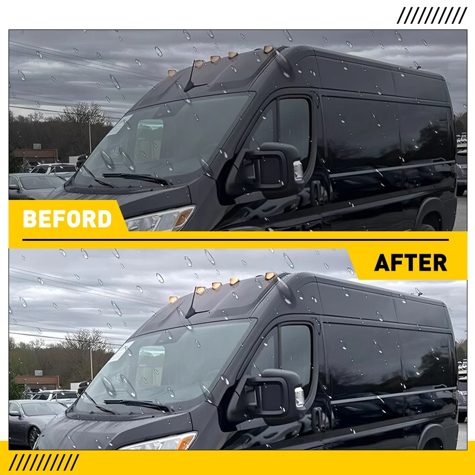 5x Luces LED ámbar para techo delantero para Dodge RAM Promaster 1500 2500 3500 Foto 3 de 4