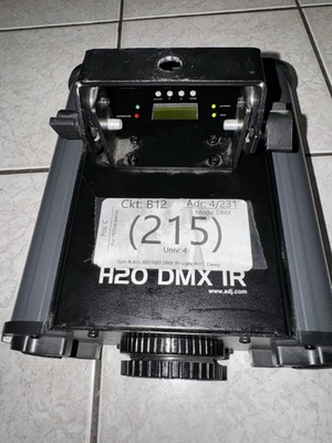 #ad H20 DMX IR Multi colored simulated water flowing effect light $120.00