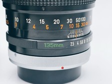 Canon FD Camera Lenses 135mm Focal f/2.5 Maximum Aperture for sale