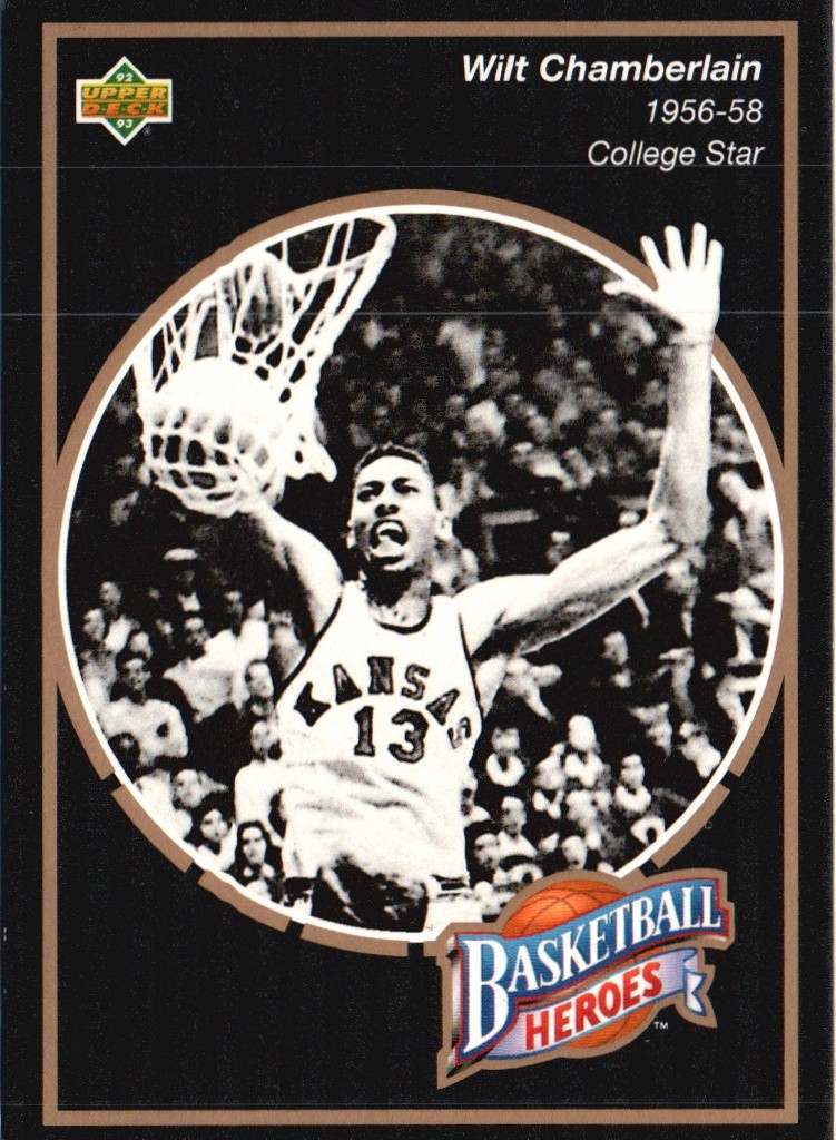 1992-93 Upper Deck #10 Wilt Chamberlain Basketball Heroes: Wilt Chamberlain