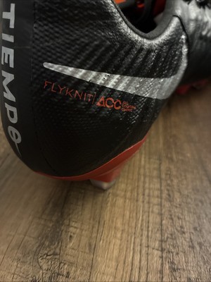 Nike Tiempo Legend 7 Elite FG Soccer Cleats Black Red Size 11.5 AH7238-007 RARE Nike Tiempo Legend 7 Elite FG Soccer Cleats Black Red Size  main image 3