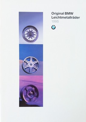 BMW Leichtmetallräder 02/95 + Preise Prospekt Brochure Catalogue Broszura