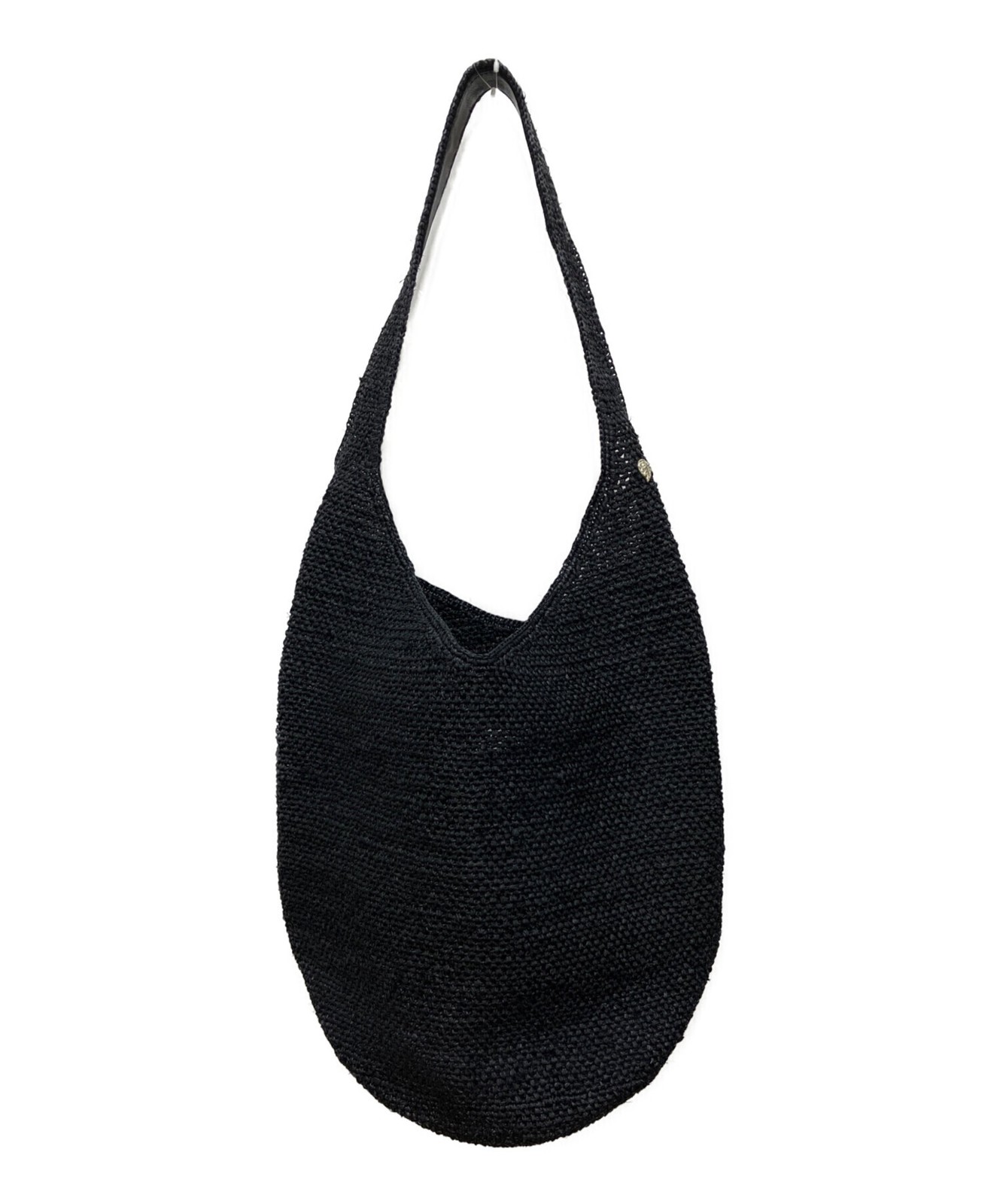 HELEN KAMINSKI Black Shoulder Bag Women Tote Handbag  Authentic