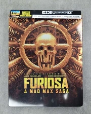 Furiosa: A Mad Max Saga - Limited Edition Steelbook (4K Ultra HD + Digital) DVDs