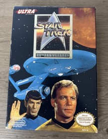 Star Trek 25th Anniversary (Nintendo NES) Complete In Box CIB w/Manual 💥