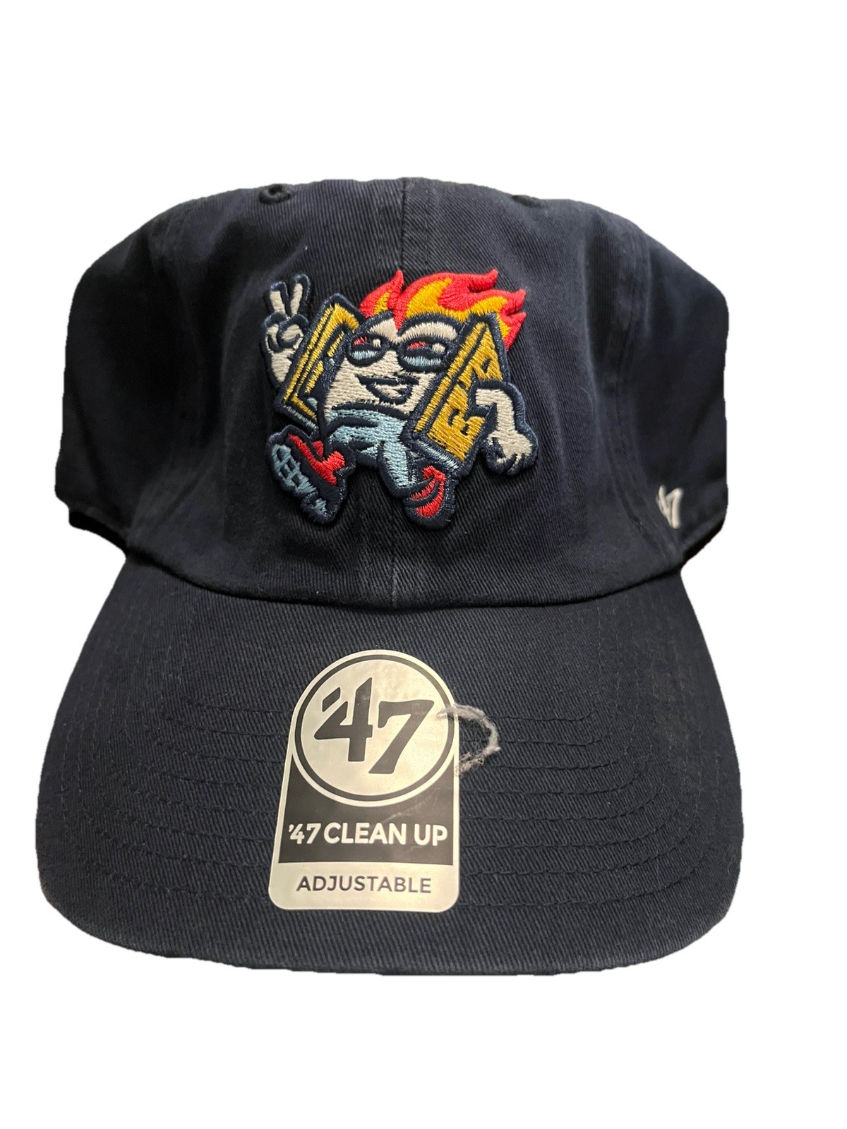 Rocky Mountain Vibes Navy Blue Hat Baseball Cap Adjustable Clean Up 47 Adult 