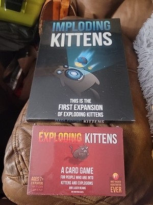 Exploding Kittens & Imploding Kittens Card Game New In Package