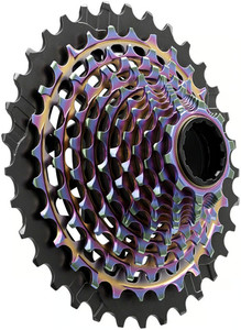 SRAM Red XG 1290 D1 Cassette (10-33T)-Rainbow (#3002)