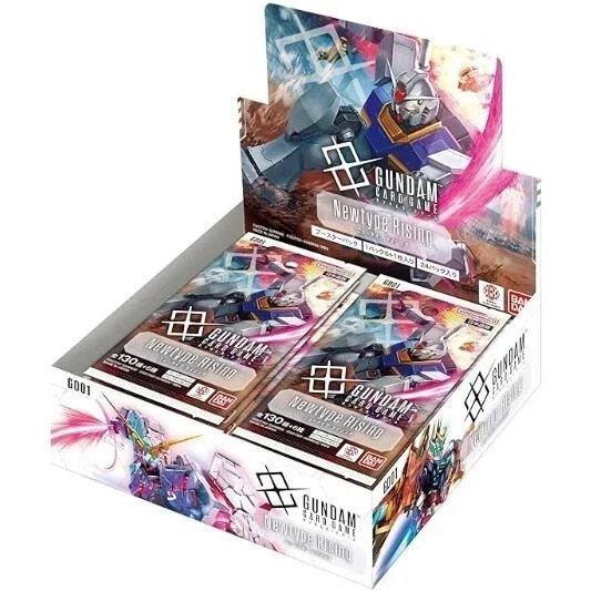 GUNDAM CARDGAME Newtype Rising GD01 カートン Gundam Card Game GD01 Booster Box Newtype Rising 24 Packs Japan