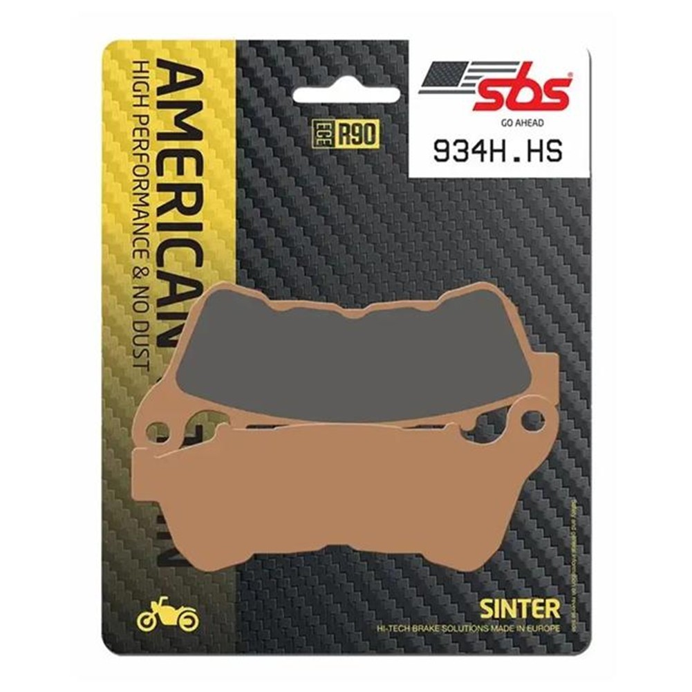 Sbs 934H.hs - Hhs Street Excel Sintered Front Brake Pads For Harley Davidson Xl 1200 C 2014-2019 - Image 7