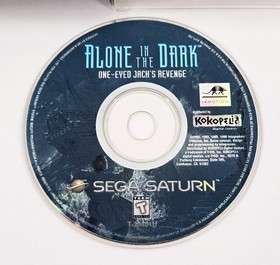 ALONE IN THE DARK ONE EYED JACK'S REVENGE COMPLETE CIB VGC Disc 1996 Sega Saturn