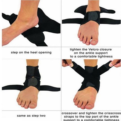 Adjustable Sports Compression Elastic Ankle Brace Support Sprain Fitne AFG GFhqy