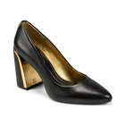 Women's Donna Karan New York Romina Block Heel High Pumps Black