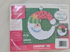 New Dimensions Punch Needle Kit MOON SANTA