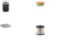 Inspektionspaket Filtersatz XL MANN-FILTER Anschraubfilter Aktivkohlefilter HDi