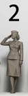 1/16 Resin German Navy Girl Soldier Unpainted Unassembled