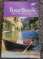 VINTAGE AAA 368 PAGES TOUR BOOK MAPS EVENTS & PHOTOS IDAHO/MONTANA/WYOMING