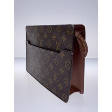 Louis Vuitton Pochette Homme Monogram Canvas Brown y30 0808