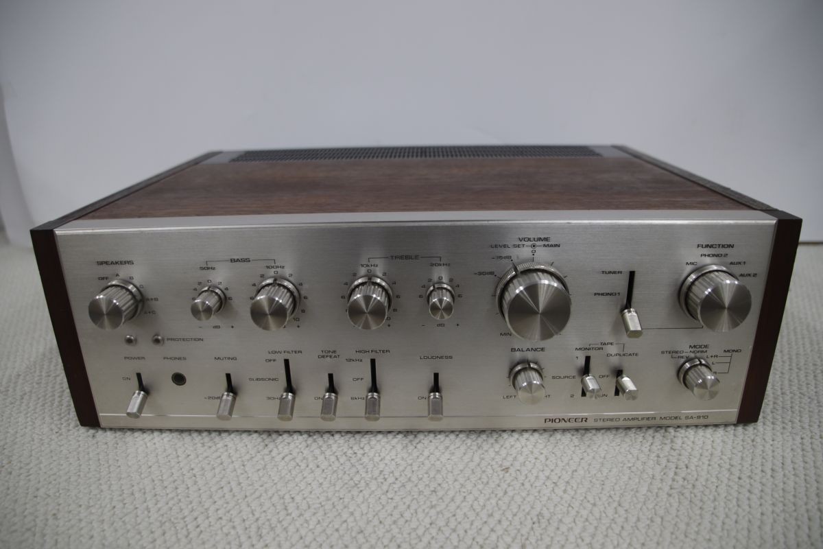 ☆tl.dt様☆ PIONEER MODEL SA-910 【ジャンク品】 junk Pioneer SA-910 Stereo Integrated Amplifier | eBay