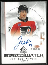 2024-25 Upper Deck SP Authentic Future Watch Jett Luchanko Autograph Rookie RC