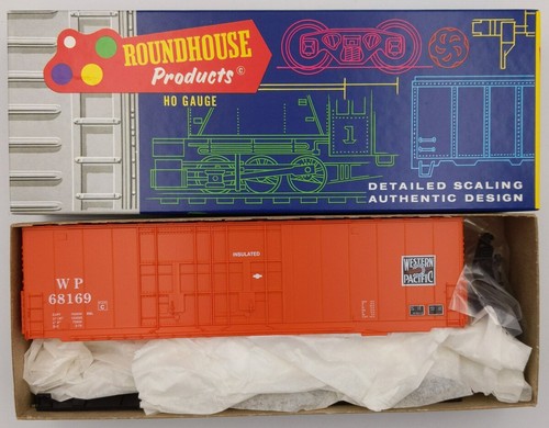 Roundhouse 7797 HO Western Pacific 50' High Cube Boxcar Kit | Zustand: New